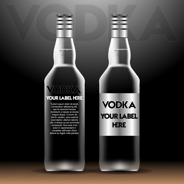 Bottle for vodka