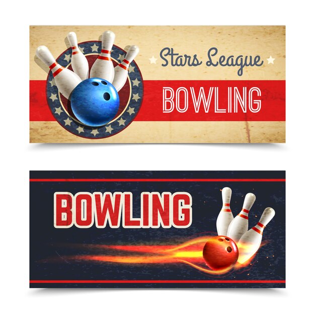 Bowling Banner Set