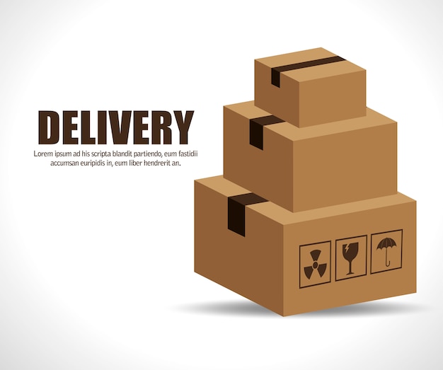 boxes carton packing delivery service