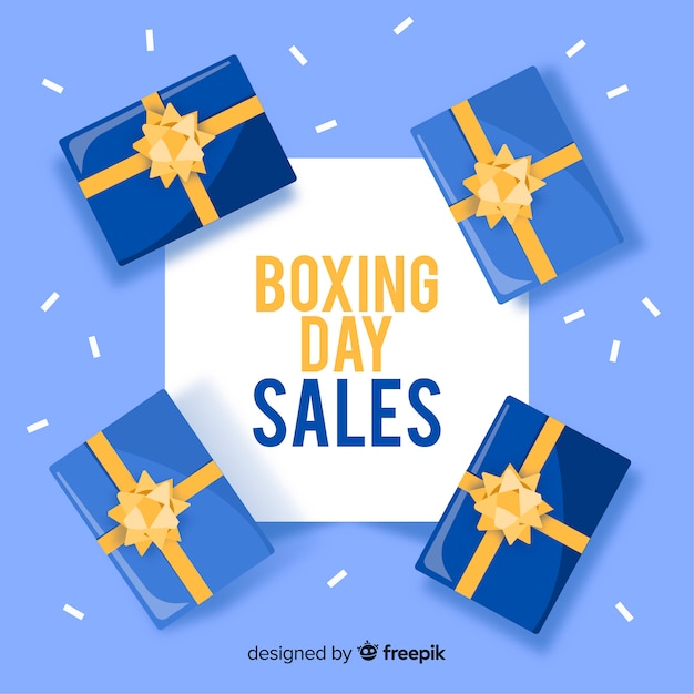 Boxing day sale background