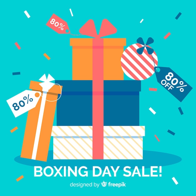 Boxing day sale background