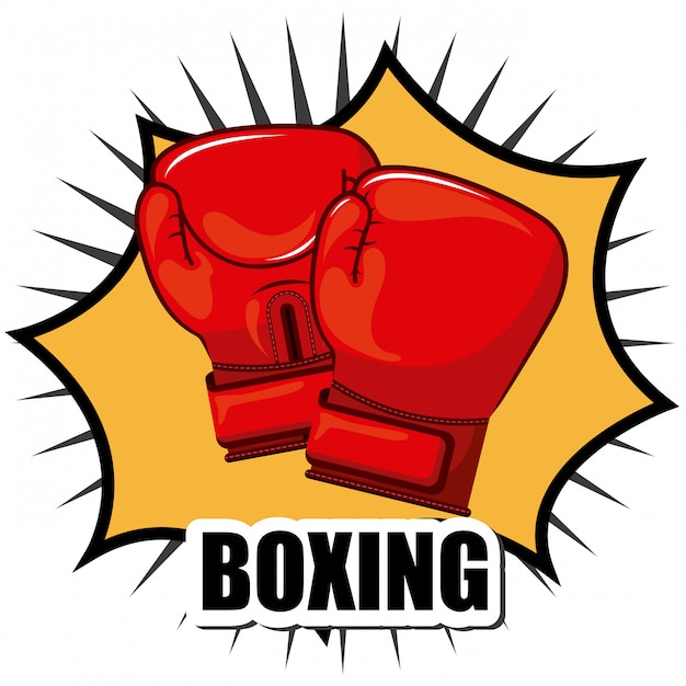 Free vector boxing simple element