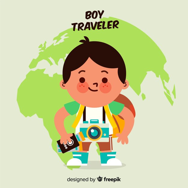 Boy traveler