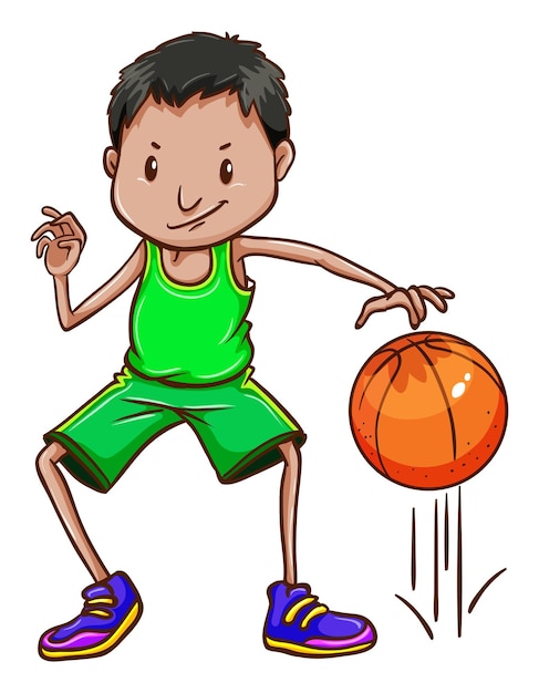 Free Vector a boy wearing a green uniform