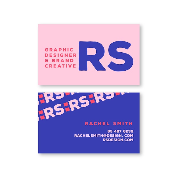 Brand creative business card template