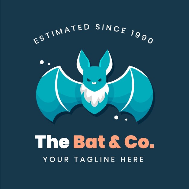 Branding bat logo template