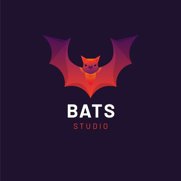 Free vector branding bat logo template