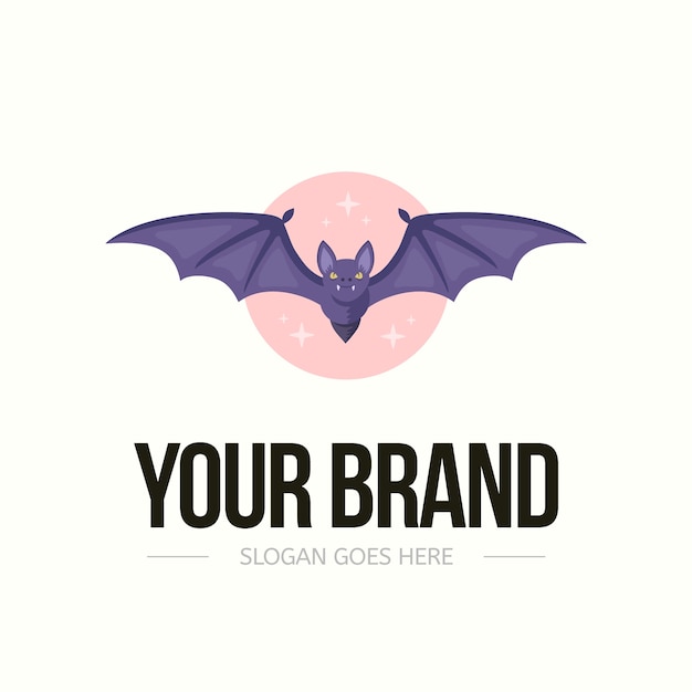 Free vector branding bat logo template