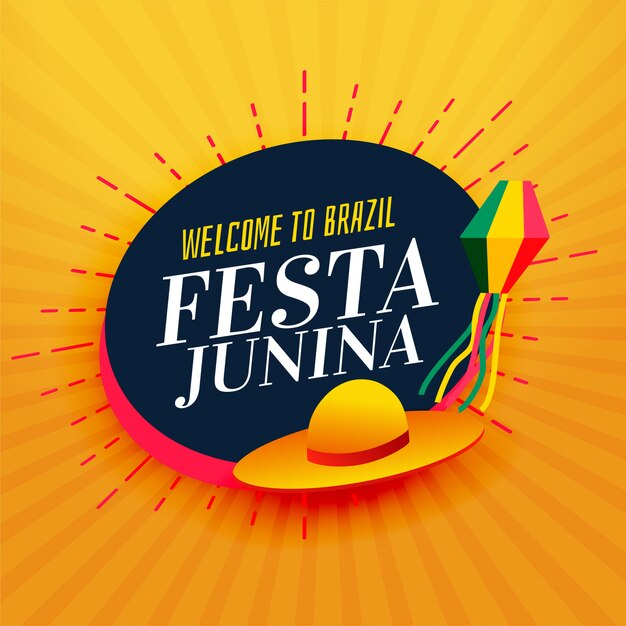 Brazil festa junina celebration background