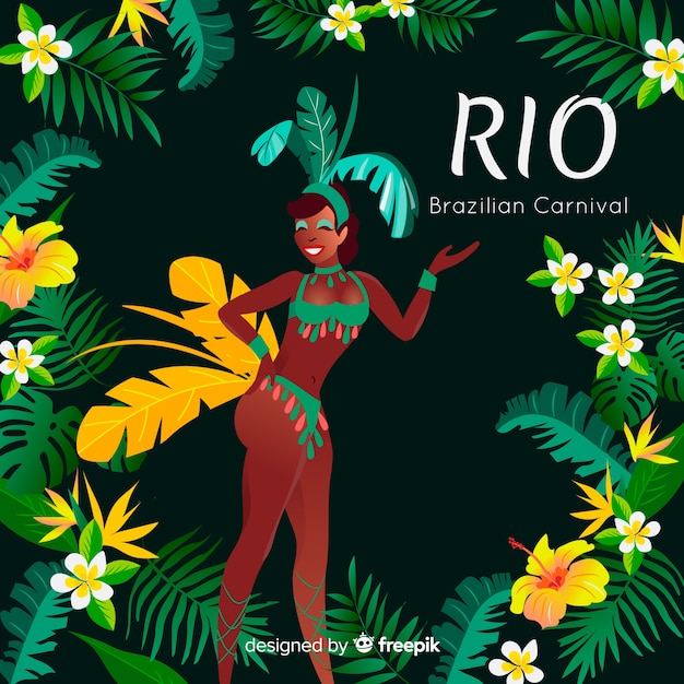 Brazilian carnival background