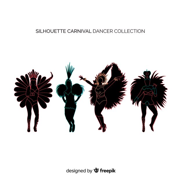 Brazilian carnival dancer collection