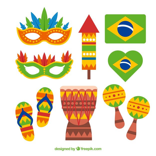 Brazilian carnival elements