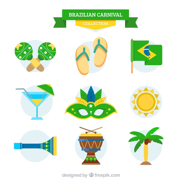 Brazilian carnival elements