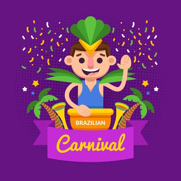 Brazilian carnival event theme