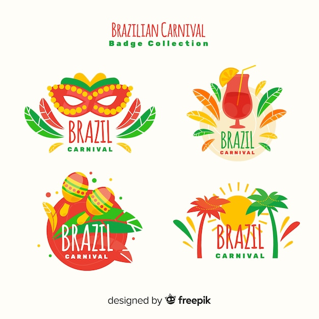 Brazilian carnival label collection