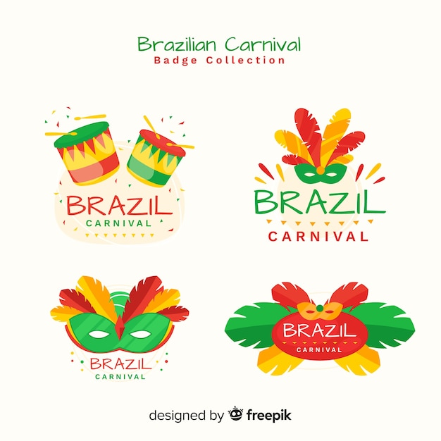 Brazilian carnival label collection