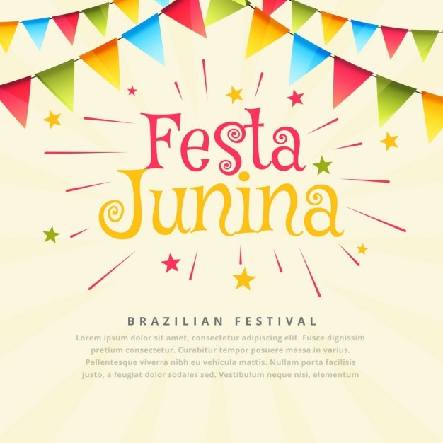 Brazilian festa junina background