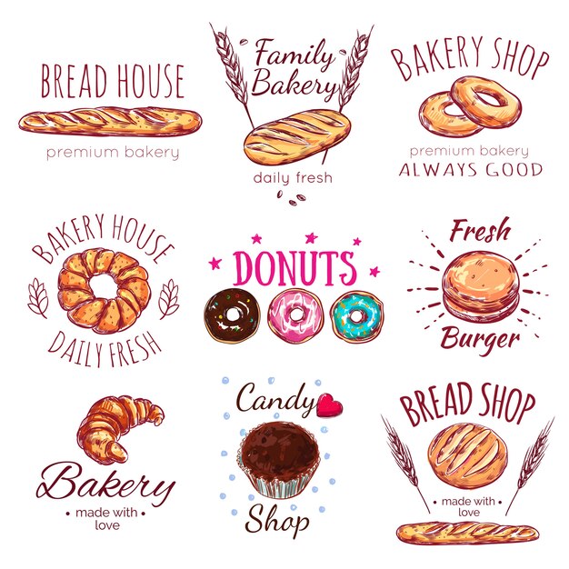 Bread House Logo Set