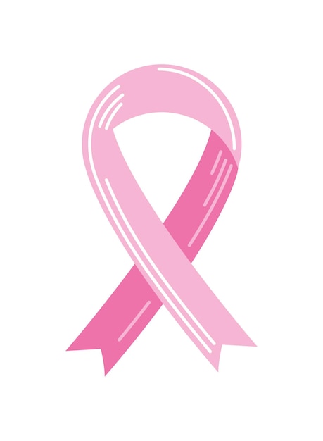 breast cancer awareness ribbon illustration