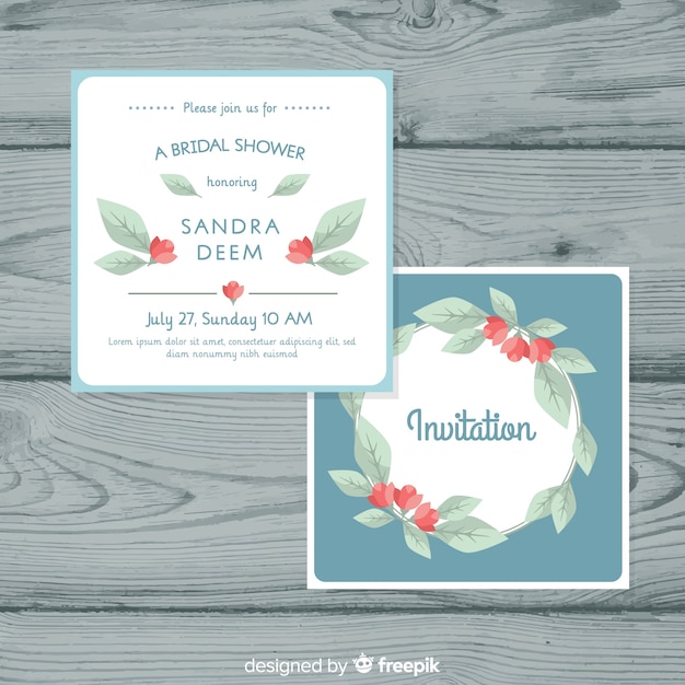 Bridal shower invitation