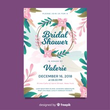 Bridal shower invitations