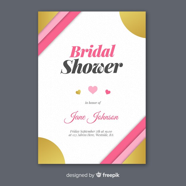 Bridal shower invitation