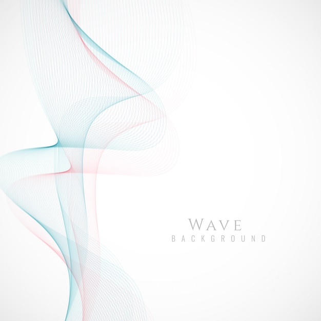 Bright abstract wavy background