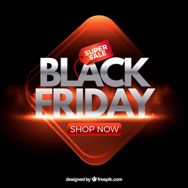 Bright black friday background