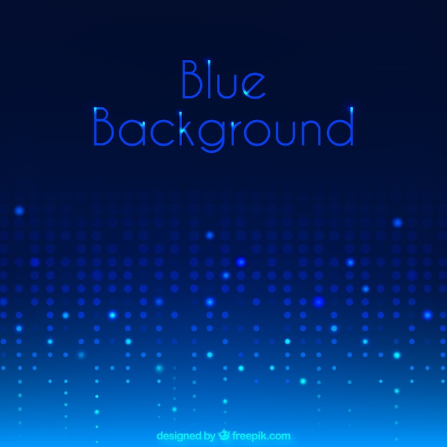 Bright blue dots background