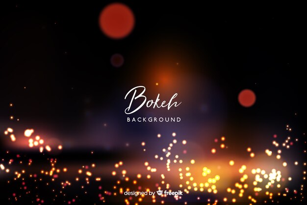 Bright bokeh background