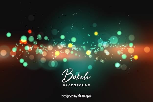 Bright bokeh background