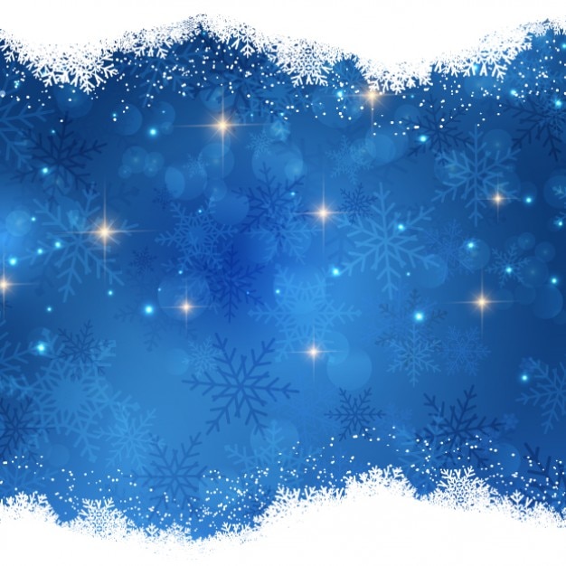 Bright christmas night background