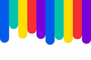 Free vector bright colour rounded lines background