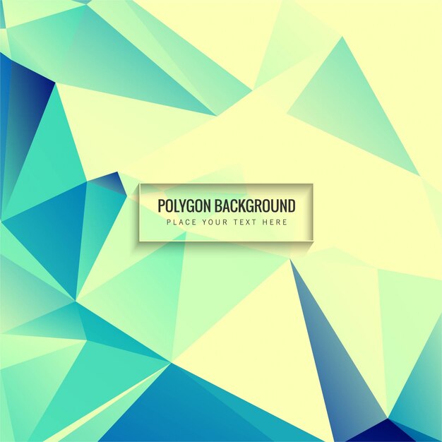 Bright polygonal background