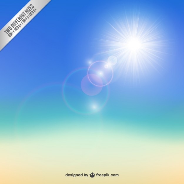 Free Vector bright sun background