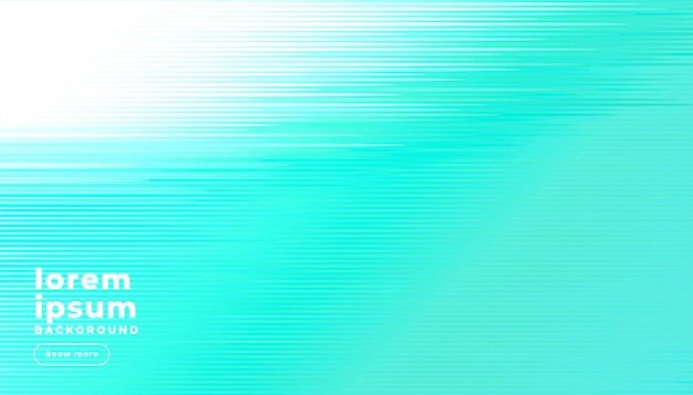 Bright turquoise abstract lines background