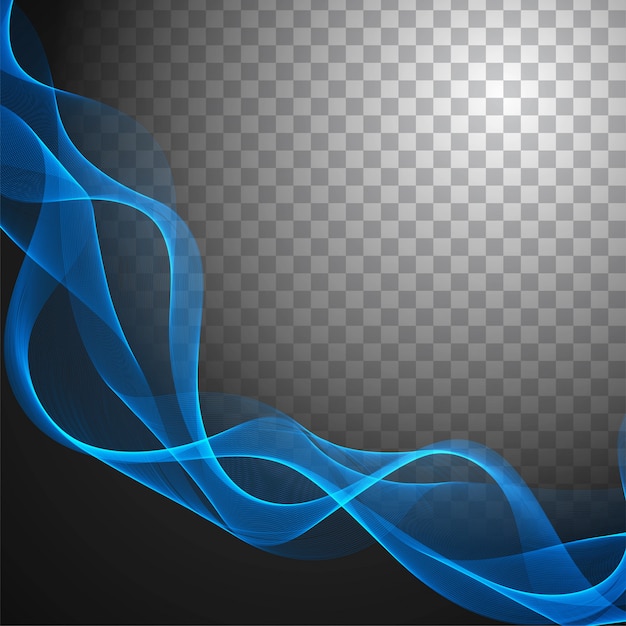 Free Vector bright wavy transparent background 