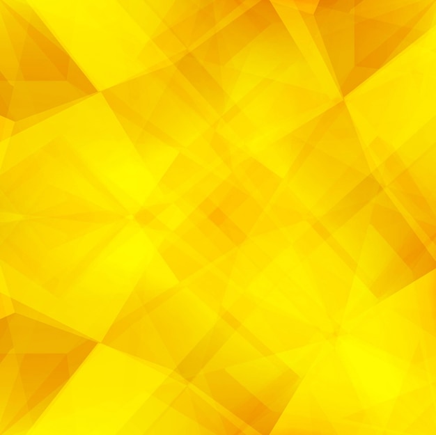 Bright yellow polygon background