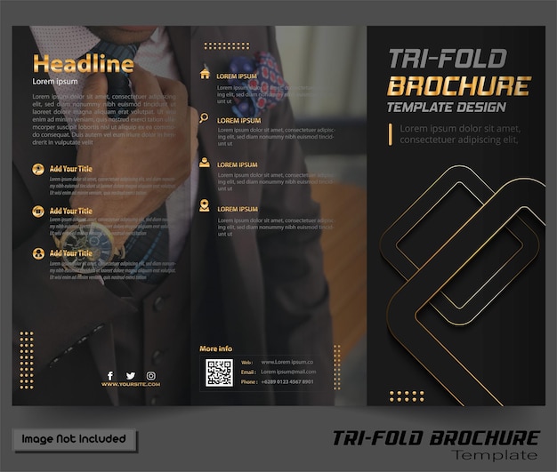 Free vector brochure business promotion template