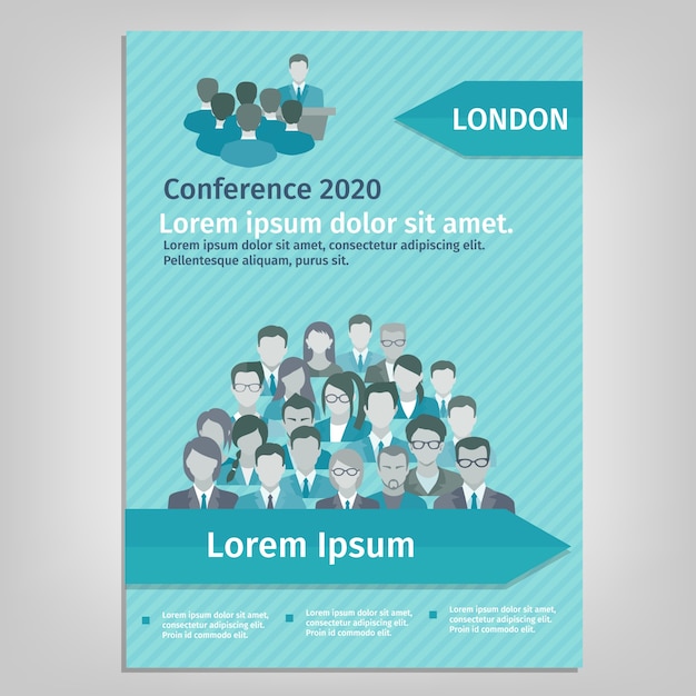 Brochure Conference Illustration