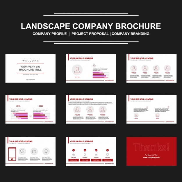 Brochure presentation design