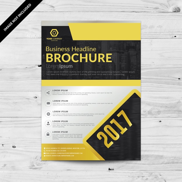 Brochure template design