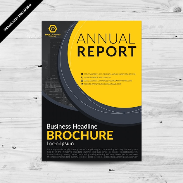 Brochure template design