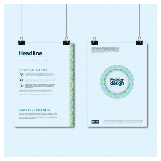 Brochure template design