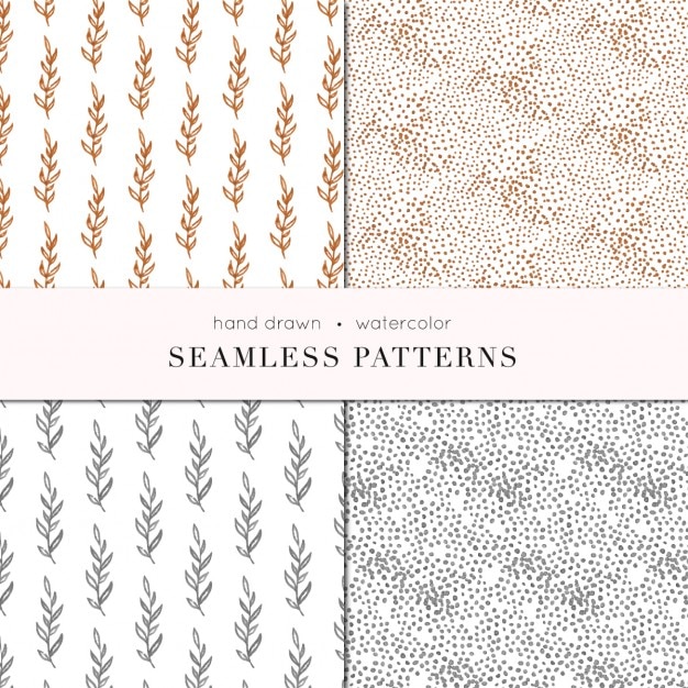 Free vector bronze and gold patterns