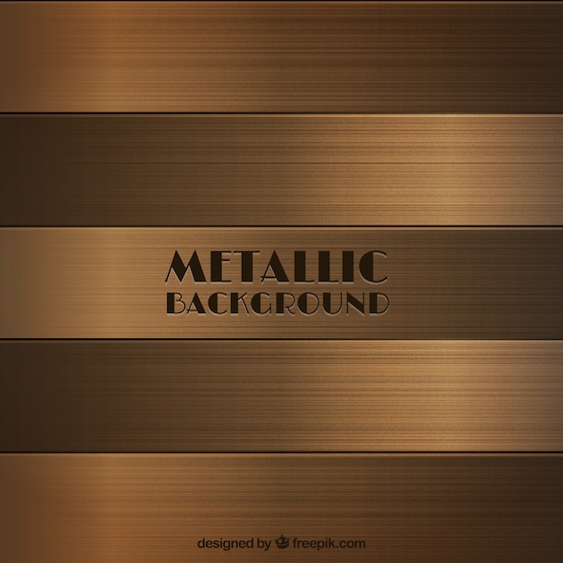 Free Vector bronze metallic background