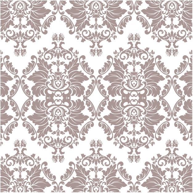 Brown ornamental pattern luxury background