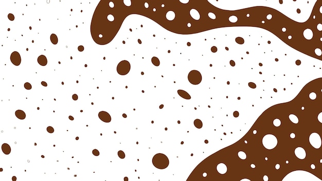 Free vector brown and white speckled spots are on a white surface