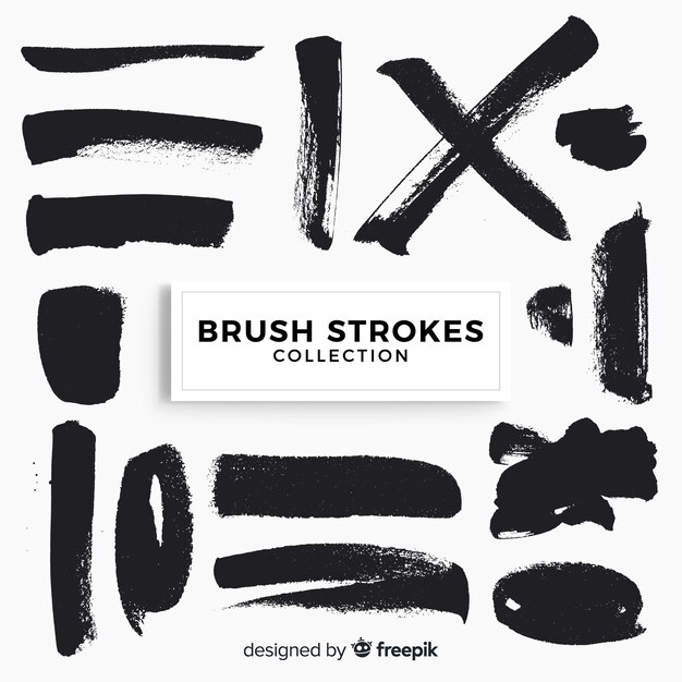 Brush strokes pack