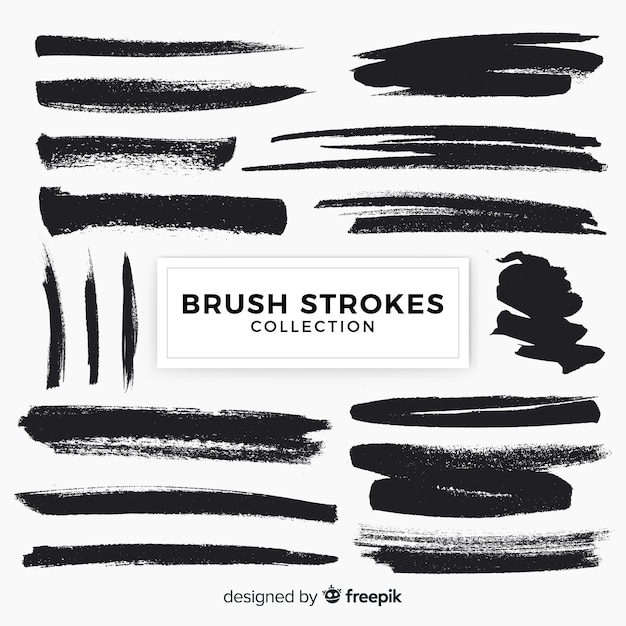 Brush strokes pack